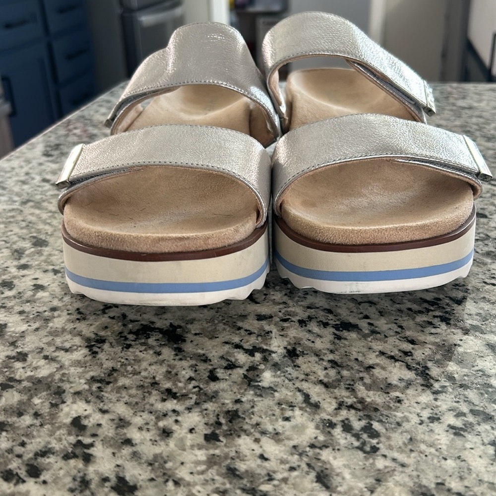 Vionic Silver Platform Sandals - image 9